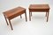 Antique Inlaid Mahogany Side Tables, 1920s, Set of 2 8