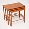 Danish Nesting Tables by Grete Jalk for Poul Jeppesens Møbelfabrik, 1950s, Set of 3 6