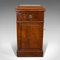 Antique English Regency Tall Mahogany Bedside Side Cabinet, 1820 1