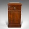 Antique English Regency Tall Mahogany Bedside Side Cabinet, 1820, Image 1