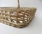 Wicker Decoration Tray with Handle, 1950s 11