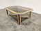 Vintage Chrome and Burl Wood Coffee Table, 1970s, Image 4