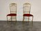Vintage Chiavari Stühle aus Messing, 1960er, 2er Set 3
