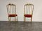 Vintage Chiavari Stühle aus Messing, 1960er, 2er Set 4