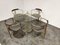 Vintage Brass Dining Room Set from Belgo Chrom, 1970s, Image 3