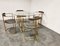 Vintage Brass Dining Room Set from Belgo Chrom, 1970s, Image 4