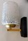 Brass and Half Crystal Sconces in the Style of Maison Arlus, 1957, Set of 3, Image 14