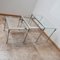 Mid-Century French Metal and Glass Nesting Tables 6