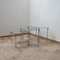 Mid-Century French Metal and Glass Nesting Tables 2