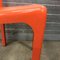 Orangefarbene Selene Esszimmerstühle von Vico Magistretti für Artemide, 1970er, 4er Set 9