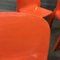 Orange Selene Dining Chairs by Vico Magistretti for Artemide, 1970s, Set of 4 14