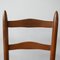 Mid-Century French High Back Rush Dining Chairs, 1940s, Set of 6 13
