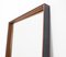 Large Vintage Mirror with Teak and Metal Frame, 1960s 5