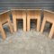Bentwood Strip Stackable Dining Chairs by Gijs Bakker for Castelijn, 1980s, Set of 4 16