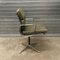 EA 207 Green Leather Desk Chair by Charles & Ray Eames for Herman Miller, 1960s 6
