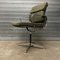 EA 207 Green Leather Desk Chair by Charles & Ray Eames for Herman Miller, 1960s 2