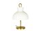 Brass and Opaline Shade LTA3 Table Lamp by Ignazio Gardella for Azucena, 1950s, Image 1
