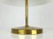 Brass and Opaline Shade LTA3 Table Lamp by Ignazio Gardella for Azucena, 1950s 4