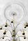 Italian Chrome and Brass Chandelier by Gaetano Sciolari, 1960s 3