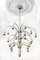 Italian Chrome and Brass Chandelier by Gaetano Sciolari, 1960s, Image 1