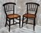 Chaises d'Appoint Regency en Rotin, Set de 2 3