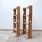 Mid-Century French Small Bookcases or Shelving by Guillerme et Chambron, Set of 2 12