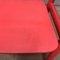 Rot lackierter Beistellstuhl aus Holz von Hans J. Wegner, 1960er 14