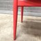 Sedia in legno verniciato rosso di Hans J. Wegner, anni '60, Immagine 13