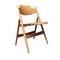 Wooden Folding Chair by Egon Eiermann for Wilde+Spieth, 1960s 1