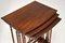 Antique Mahogany Nesting Tables, Set of 3 6