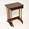 Antique Mahogany Nesting Tables, Set of 3, Image 2