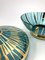 Turquoise and Golden Glass Bonbonniere, 1950s, Image 4