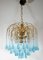 Murano Glass Chandelier in style of Paolo Venini, 1960s, Image 1