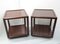 Mid-Century Mahogany Side Tables, 1970's, Set of 2 1