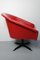 Red Swivel Armchairs, 1960s, Set of 2, Image 10