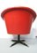 Red Swivel Armchairs, 1960s, Set of 2, Image 3