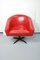 Red Swivel Armchairs, 1960s, Set of 2, Image 4