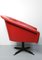 Fauteuils Pivotants Rouges, 1960s, Set de 2 2