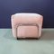 Pink Cubic Ottoman with Chromed Steel Structure, 1970s 4