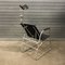 Barber or Dentist Chair in Black Corduroy, 1960s 5