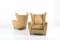 Wood & Fabric Lounge Chairs by Paolo Buffa, 1950s, Set of 2 3