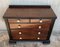 French Art Deco Chest of Drawers with Ebonized Base and Columns 6