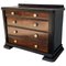 French Art Deco Chest of Drawers with Ebonized Base and Columns 1