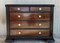 French Art Deco Chest of Drawers with Ebonized Base and Columns 3