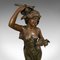 Art Nouveau French Bronze Female Figure, 1920s, Image 8