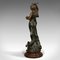 Figura femminile Art Nouveau in bronzo, Francia, anni '20, Immagine 6