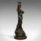 Art Nouveau French Bronze Female Figure, 1920s 4