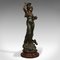 Art Nouveau French Bronze Female Figure, 1920s 1