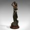 Figura femminile Art Nouveau in bronzo, Francia, anni '20, Immagine 3