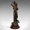 Art Nouveau French Bronze Female Figure, 1920s, Image 2